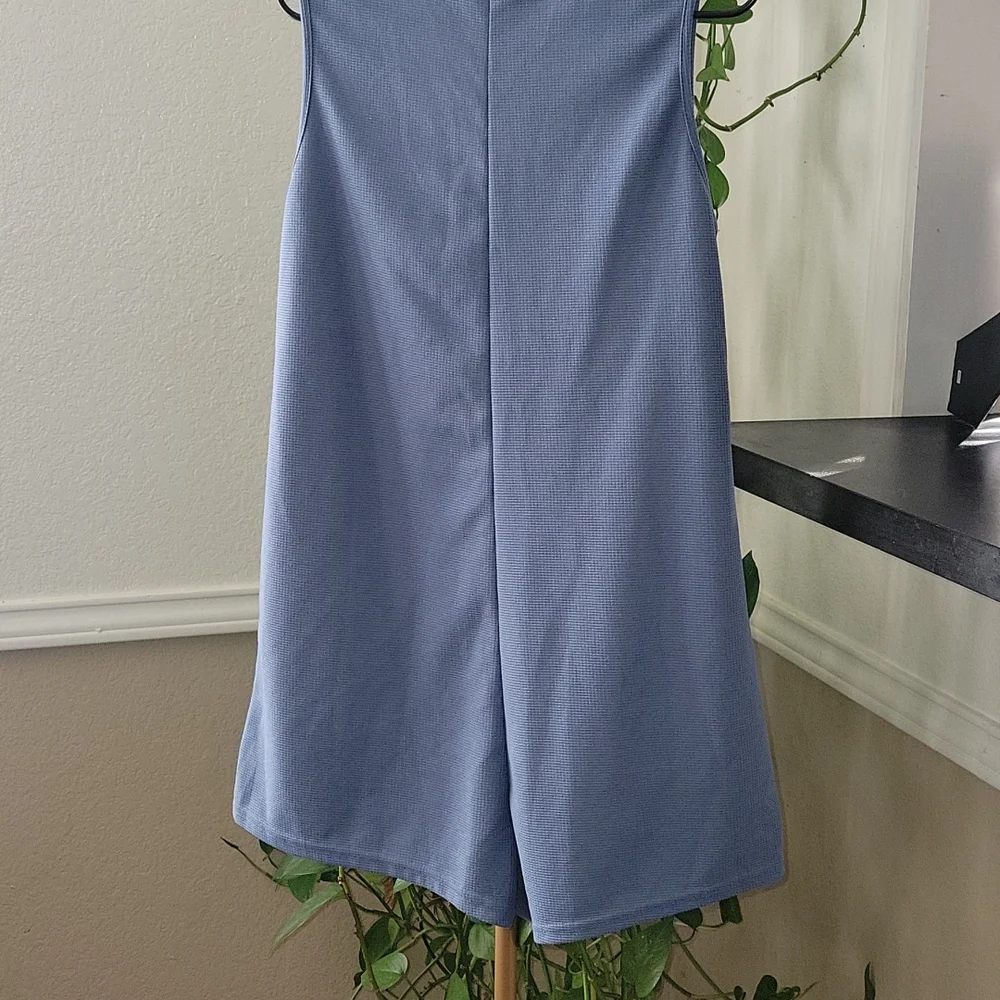 Waffle Knit Button Rompers With pockets - Picture 9 of 14